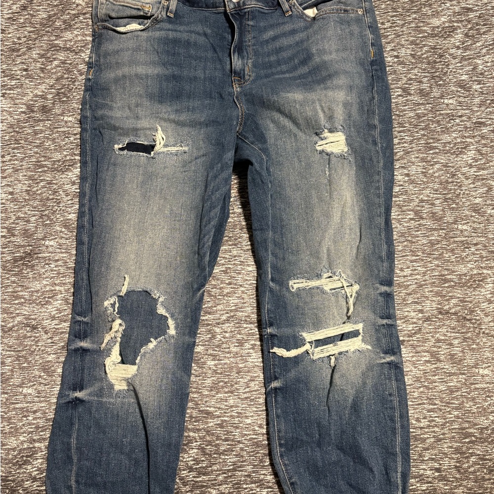 Maurices Distressed Blue Jeans - NWOT